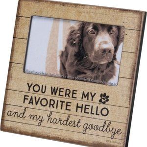 Wooden Dog or Cat Frame Rainbow Bridge